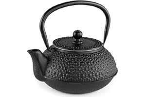 Suinga Teiera in ghisa con design tradizionale giapponese Tetsubin, capacità 500 ml, funzionamento su tutti i tipi di fuochi