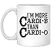 Produktbild I'm More Cardi-B Than Cardi-O Mug, White 11Oz, Funny Gymer Coffee Mugs Saying