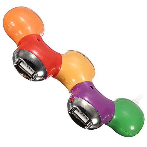 SODIAL (R) Hohe Geschwindigkeit 4 Port USB 2.0 Multi HUB Splitter Erweiterung Desktop PC Laptop Adapter - 3