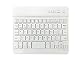 Produktbild Mini Wireless Keyboard Mechanische Handgefühl Ergonomische Professionelle Protable Wireless Bluetooth 3.0 Tastatur für Ios Mac Handy Tablet Laptop Universal,White,10.1inch