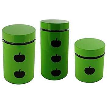 Edelstahl 3 er Vorratsdosenset Apfel Klein Vorratsdose Vorratsbehälter