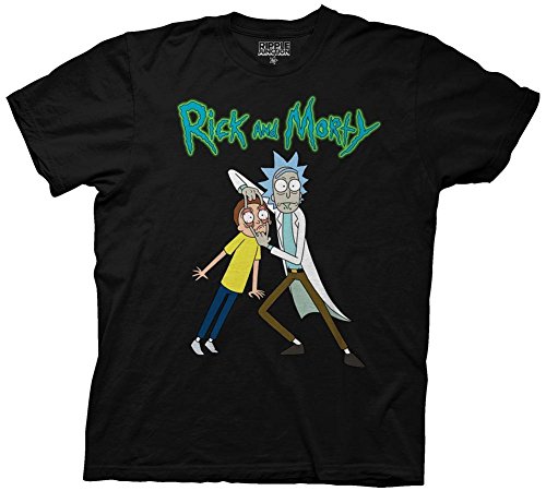 Ripple Junction Rick & Morty Eyes Open Adult T-Shirt (Medium)