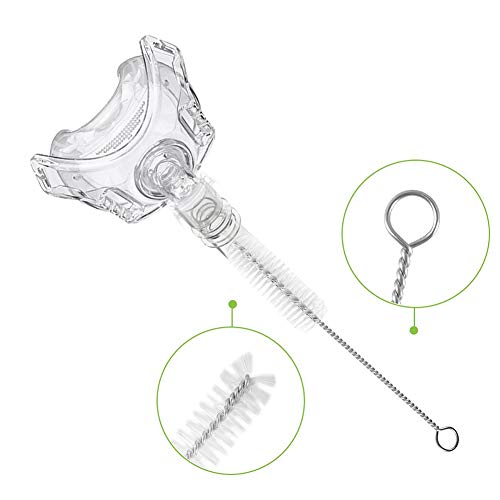 Preisvergleich Produktbild lamta1k 2 Stücke Atemschlauch Reinigungsbürste Reinigungswerkzeug Atemschutzventilator Rohrbürste Atemmaschine Beatmungsrohr Lücken Clean Tool
