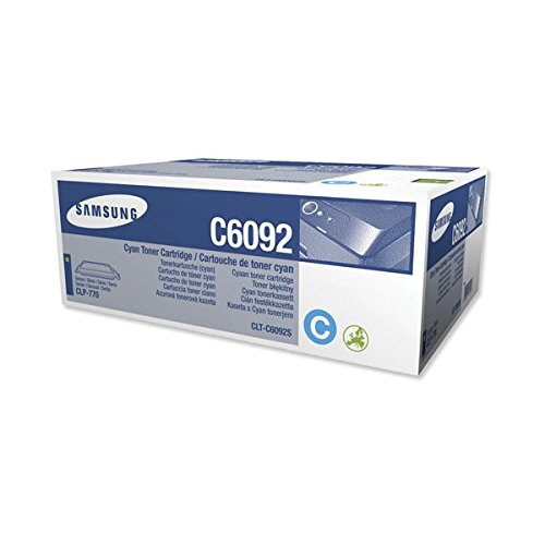 Samsung CLT-C6092S/ELS Original Toner (Hohe Reichweite, Kompatibel mit: CLP-770ND/CLP-775ND) cyan