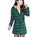 Produktbild TWBB Damen Winterjacke Daunenjacke leicht Wintermantel Outwear Steppjacke mit Kapuze Kapuzenpullover Daunenjacke Zusammenklappbar Warm mit Reißverschluss Jacke,9 Farben optional,Baumwolle,M-4XL