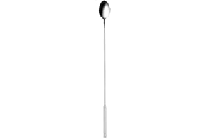HZTYYIER Cucchiaio da Cocktail Professionale in Acciaio Inox, Manico Lungo, Design a Goccia, 1 Pezzo