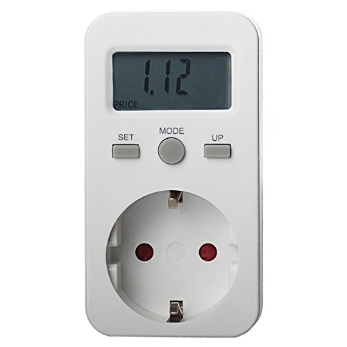 Energiekostenmessgerät max. 3680W Energiemonitor Stromverbrauch Strommessgerät Energie Energieverbrauch Stromkosten Messgerät HG01EM - 2