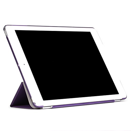Original Urcover® iPad Air 2 ( 2014 Version – 6.Generation) Smart Cover Case Etui Schutz Hülle mit Sleep/Wake & Ständer Funktion inkl. Displayschutzfolie und weiteres Zubehör – Lila - 3