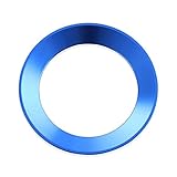 Emblem Lenkrad Logo Rahmen Blende Blau.