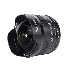 7artisans 7.5mm F2.8 II APS-C Wide Angle Fisheye Fixed Lens Compatible with Sony Compact Mirrorless Cameras (Black)