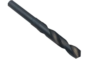 Yaowanguan HSS Drehen Bohrer - 18mm Reduzierter Schaft Hochgeschwindigkeitsstahl 9341 1/2 Inch Spirale/Bank Bohrer Öffner DIY Werkzeug für Edelstahl/Eisen/Kupfer/Aluminium/Holz/Kunststoff