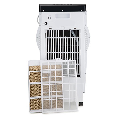 oneConcept • Kingcool • Luftkühler mit Wasserkühlung • Klimagerät • Ventilator • Luftreiniger • Ionisator • Oszillation • Bindung von Staub und Gerüchen • 3 Betriebsmodi • 8 Liter Wassertank • inkl Fernbedienung • 3 Leistungsstufen • Timer • schwarz - 2