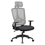 drehstuhl ohne armlehne bis 150 kg BESSER SITZEN UND BESSER ARBEITEN: Dank der verstellbaren Kopfstütze, des mit Federn gepolsterten Sitzes und einer breiten Rückenlehne können Sie sich bequem hinsetzen. Sie profitieren von einer gesunden Sitzhaltun, wenn Sie sich voll auf die Arbeit konzentrieren müssen