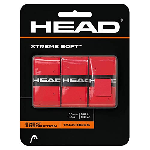 Head Xtremesoft Pack de Overgrip, Unisex Adulto, Red, S
