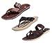 IndiWeaves Men Comfortable Flip Flop House Slipper And Office Sandal-Brown- Pack Of 3 Pairs RS.650.00
