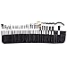Olym Store 36pcs Black Handle White Hair Cosmetic Brush Set