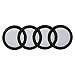 Produktbild Audi Motor Car Logo Embroidered Iron on/Sew on Patch Fancy Kleid Kostüm T Shirt Tasche Jacke Badge