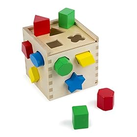 Melissa & Doug, Planche D’Empilage Et De Tri, Jouets en bois, Pour garçon ou fille 575 Multicolore