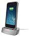 Produktbild mophie 2305_DOCK-JP5-DESK-SLV Juice Pack und Space Pack Dock Desktop-Ladegerät für Apple iPhone 5/5S silber