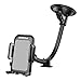 Price comparison product image Windscreen Phone Holder, Mpow Long Arm Car Phone Mount iPhone Car Holder with Dashboard Base and Dual Suction Windshield Car Mount for iPhone 7 6 Samsung S7 S8 Note 5 LG HTC and other Smartphone, Gray