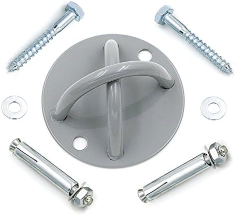 HighCool Wall Mount Suspension, Ceiling Anchor Suspension Trainer Bracket for Suspension Straps, Gymnastic Rings, Yoga Swings &amp; Hammock, Resistance Band, Battle Rope