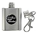 Price comparison product image 1StopShops Trust Me I'm a Flight Attendant Metal Miniature Flask Keyring
