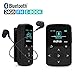Produktbild Mymahdi Sport Music Clip,24 GB Bluetooth MP3 Player with FM Radio Voice Record Function,Black with LCD Screen and MicroSDHC Card Slot,Sweatproof Silicone Case,Support up to 128 GB