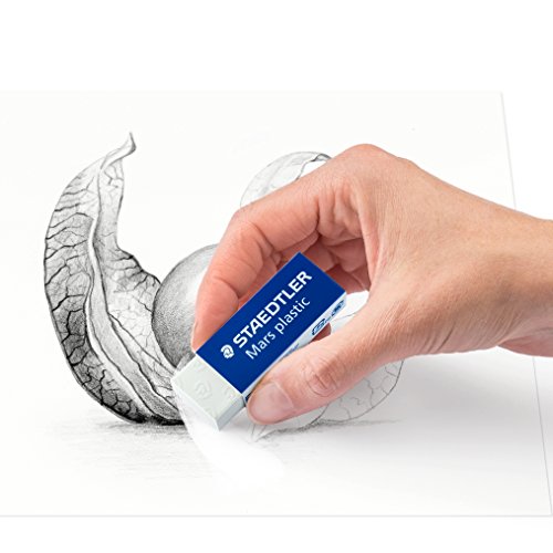 Staedtler 52650BK4DA Mars plastic Radiergummi (4 Stück im Set, Premium-Qualität Made in Germany, geringe Krümelbildung, erstklassige Radierergebnisse, kein Abfärben, absolut alterungsbeständig) - 4