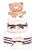 Organic 2 Tier Baby Nappy Cake - Unisex, eco-friendly baby hamper gift - FAST & FREE DELIVERY!