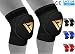 Produktbild RDX Kniestütze Sport Elastische Kniebandage Knieschoner Knieorthese Knieschützer, Schwarz, M