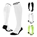 Produktbild ONIC GEAR Sport Kompressionsstrümpfe für Damen/Herren, Thrombosestrümpfe, Laufsocken, Medizinisch, Weiß, L 42-44