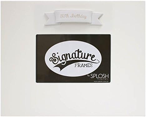 Splosh 50th Birthday Signature Photo Frame