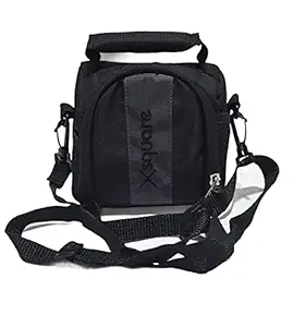 Xsquare Digital Camera Pouch for Cameras (Black Grey)