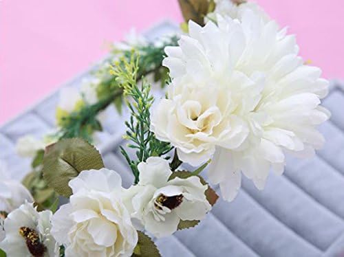 Bride Headdress Korean Headdress Mori Hair Ornaments Studio Beach Resort Wedding Jewelry ( Color : A )