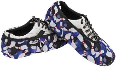 Master Industries Men's Bowling Shoe Cover, Pins, Medium