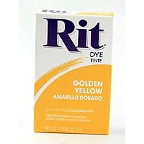 Rit Dye Teinture En Poudre Concentrée Impex Rit Pour Tissu Jaune