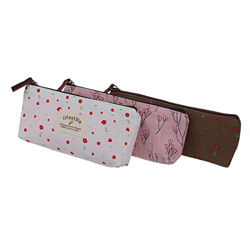 Bolsa de lapiz - TOOGOO R 3 x Bolsa de almacenamiento de tocador de maquillaje cosmetico regla lapiz Bolsa de lapiz - TOOGOO R 3 x Bolsa de almacenamiento de tocador de maquillaje cosmetico regla lapiz