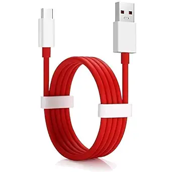 TRUELY Type-C USB Cable for Xiaomi Redmi Note 9 Pro, Mi A3, Note 9, Note 7 Pro, 9 Power, Note 7S, 9 Prime USB Cable | Data Sync Cable | Type C to USB-A Cable (4 Amp, 1 Meter Red)