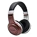 Produktbild samLIKE Kabellos Kopfhörer, Deep Bass Headset Noise Reduction Headphone mit Mikrofon Speaker für iPhone,Android Smartphones PC und MP3 Players usw ( Braun)
