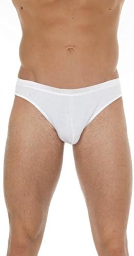 RimbaMens White Cotton G-Sting