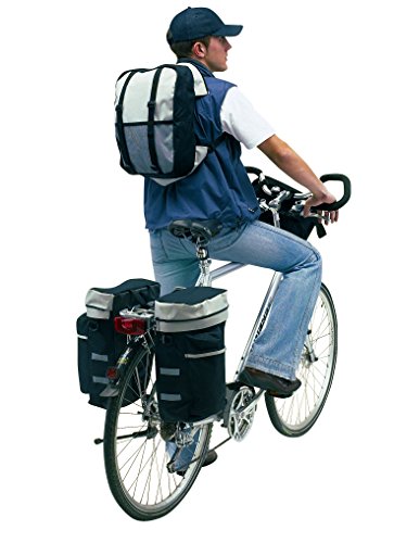 Fahrrad Gepäcktasche Satteltasche Gepäckträger Tasche Fahrradtasche Rucksack Neu - 2