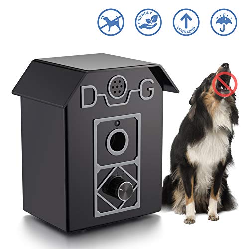 Kaiercat Dispositivo Antiladridos, Collar Ultrasónico Anti-Ladridos,Dispositivo para Controlar los Ladridos para el Exterior a Prueba de Agua, Seguro para Perros