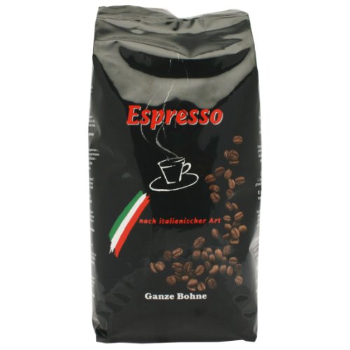 Schirmer Kaffee Espresso, ganze Bohnen, Kaffeebohnen, 1000g