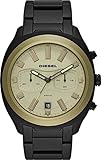 Diesel Herren-Armbanduhr Analog Quarz One Size, schwarz, grün