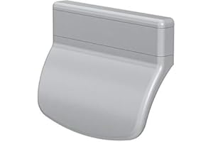 CC-STYLE CC-Shopping - Balkontürgriff 911 abgerundete Ausführung für den Außenbereich aus Kunststoff UV-stabilisiert inkl. 2 Montageschrauben, 70x55x20 mm, (silber)