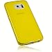 Produktbild mumbi Schutzhülle Samsung Galaxy S6 / S6 Duos Hülle transparent gelb gold (Slim - 1.2 mm)