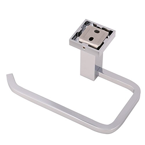 KYG Verchromt Toilettenpapierhalter Klopapier Roll Klopapierhalter Chromoberflach Ersatzrollen-Ständer - 5