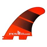 Gender: Men FCS II Accelerator Neo Glas Thruster Finnen Set 2019 Tang Gradient, M