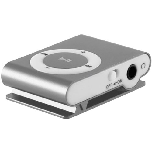 Preisvergleich Produktbild Mini MP3 Player mit Clip, Silber