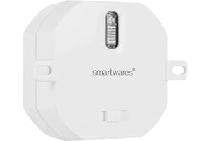 Smartwares Ściemniany przełącznik do zabudowy SH4-90265 – do 200 W Plug & Connect moduł do zabudowy ściemniacz moduł do oświetlenia radiowego do 200 W